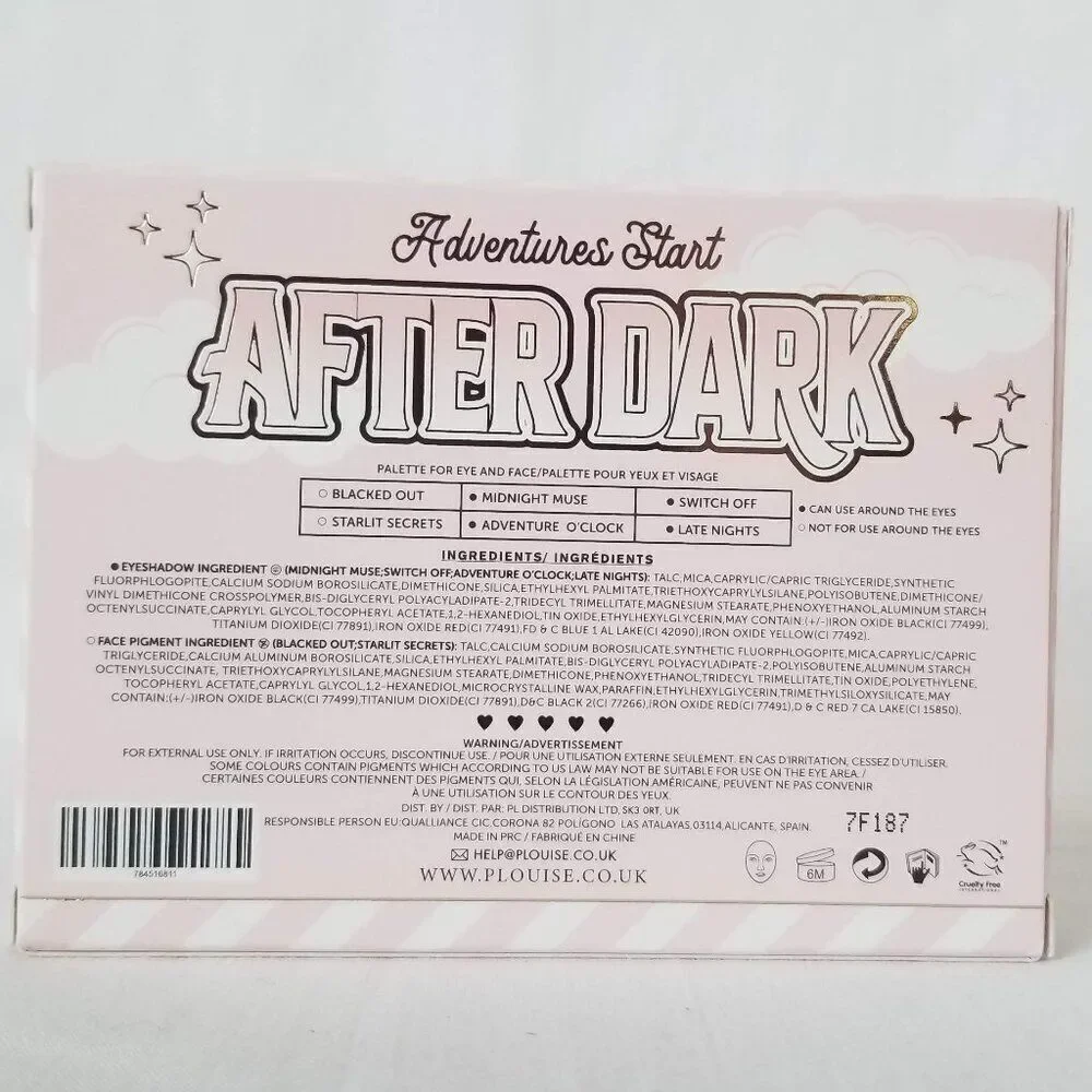 P.Louise - After Dark Mini Eyeshadow Palette - Adventure Starts After Da…
